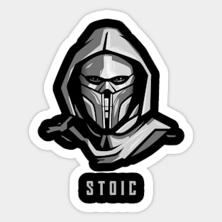 Faceless Shadow Stoic Halloween Artwork Sticker